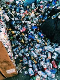 Full frame shot of sale in market