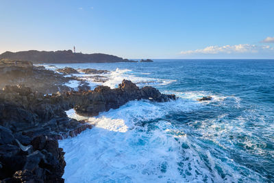 Coastline of teno, canary island, tenerife