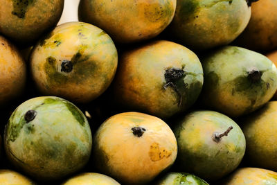 Full frame shot of fruits for sale at market stall