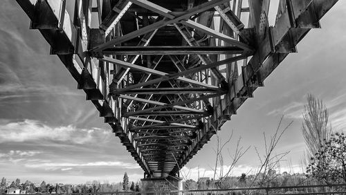 Low angle view of bridge