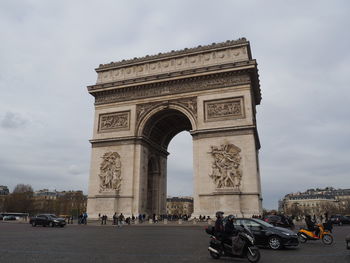 Low angle view of monument