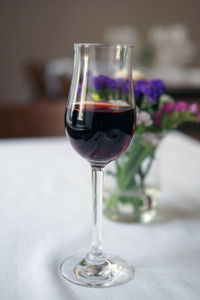 Close-up of drink on table