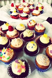 Close-up of sweet food in plate