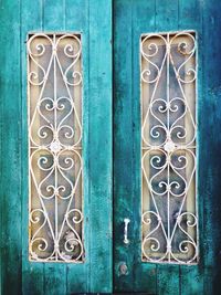 Close-up of wooden door