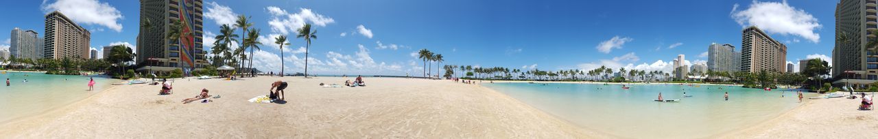 People on beach