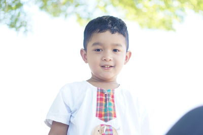 Portrait of cute boy