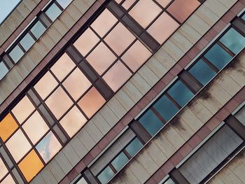 Low angle view of glass building