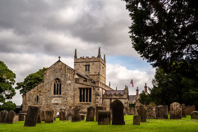 Church and a grave yard