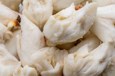 Full frame shot of chopped vegetables