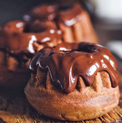 Close-up of chocolate cake