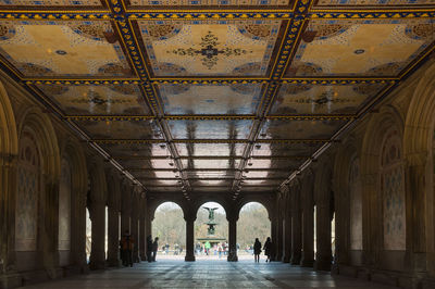 Corridor of historic building