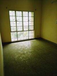 Empty corridor of building