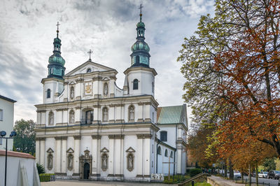 Church of st. bernardino of siena at the foot of wawel hill in krakow, poland