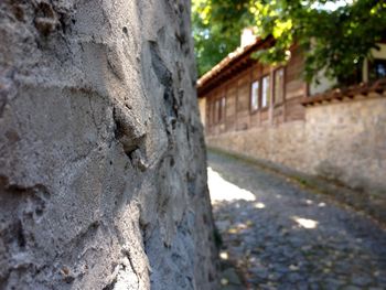 Close-up of built structure