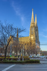 The votive church is a neo-gothic church located on the ringstrasse in vienna, austria
