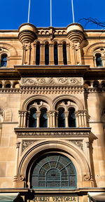 Low angle view of historical building