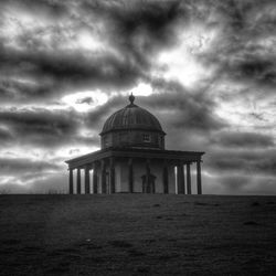 View of cathedral against cloudy sky