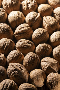 Whole walnuts,close up food background