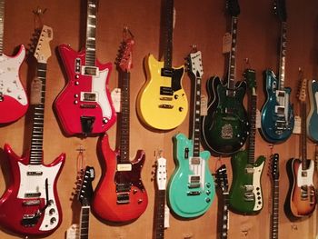 Full frame shot of guitar