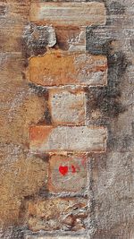 Full frame shot of brick wall