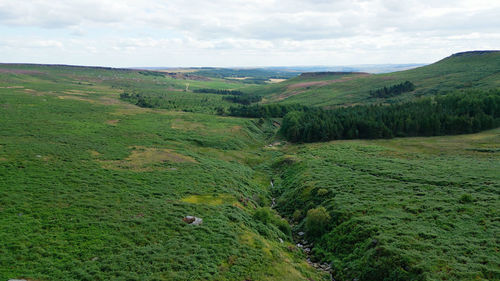 Scenic view of landscape against sky