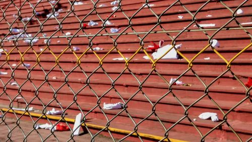 Close-up of chainlink fence