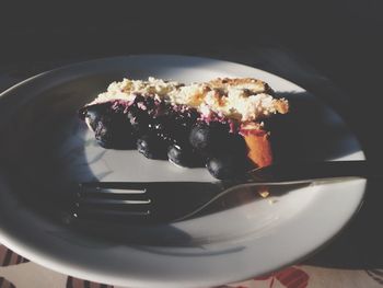 Close-up of food in plate