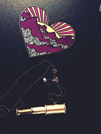 View of trees at night