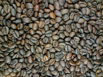 Full frame shot of coffee beans