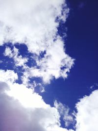 Low angle view of cloudy sky