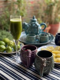 Close-up of drink on table