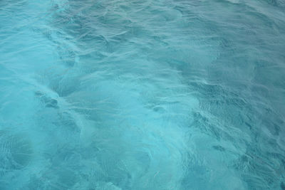 Abstract natural background, surface, texture. waves of blue sea water. copy space.