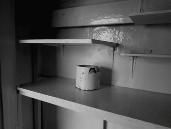 Interior of abandoned home