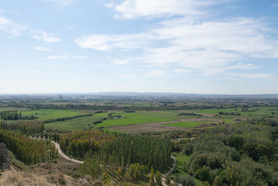 Scenic view of landscape against sky