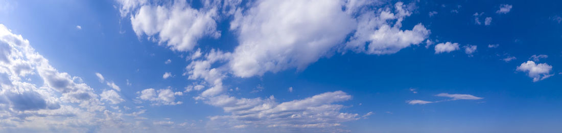 Low angle view of clouds in sky