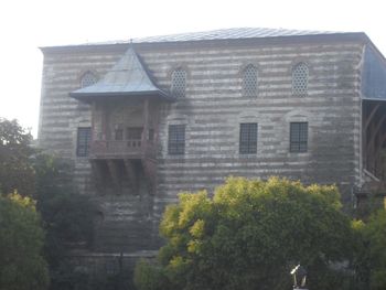 Low angle view of old building