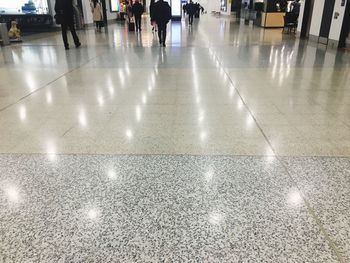 People walking in airport