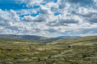 Landscape at peer gynt hytta, rondane nationalpark, høvringen