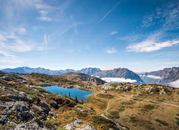 Panoramic view of landscape against sky