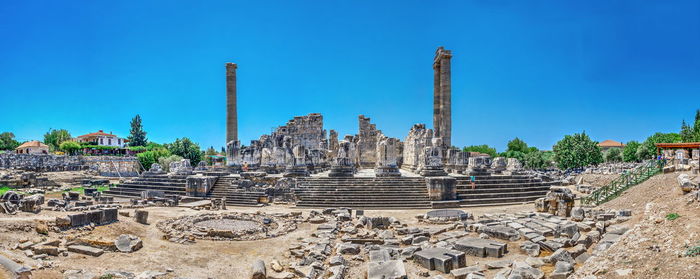 Old temple against sky