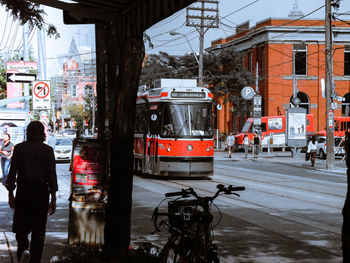 People on city street