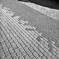 Full frame shot of paving stone