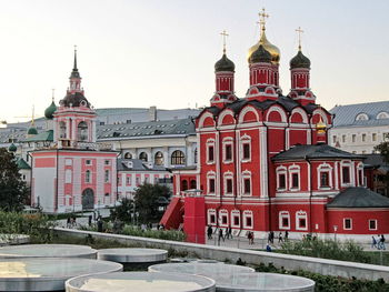 Cathedral against sky in city