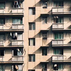 Full frame shot of residential building