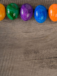 Close-up of multi colored pencils