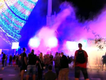 Crowd at music concert