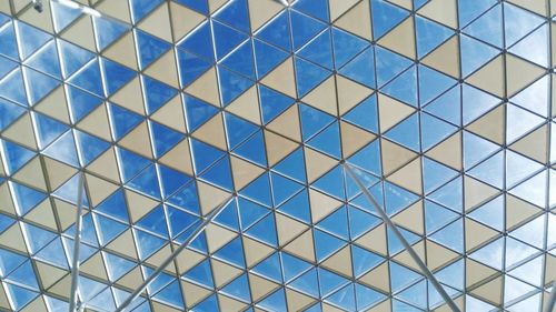 Low angle view of glass building