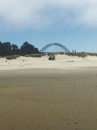 Tourists on beach