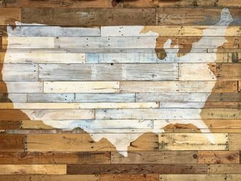 Full frame shot of weathered wooden wall