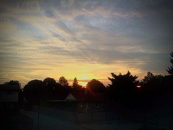 Scenic view of sunset sky